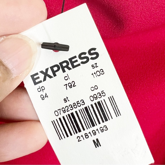 NWT Express Asymmetrical Strappy Bodycon Dress - Picture 9 of 10